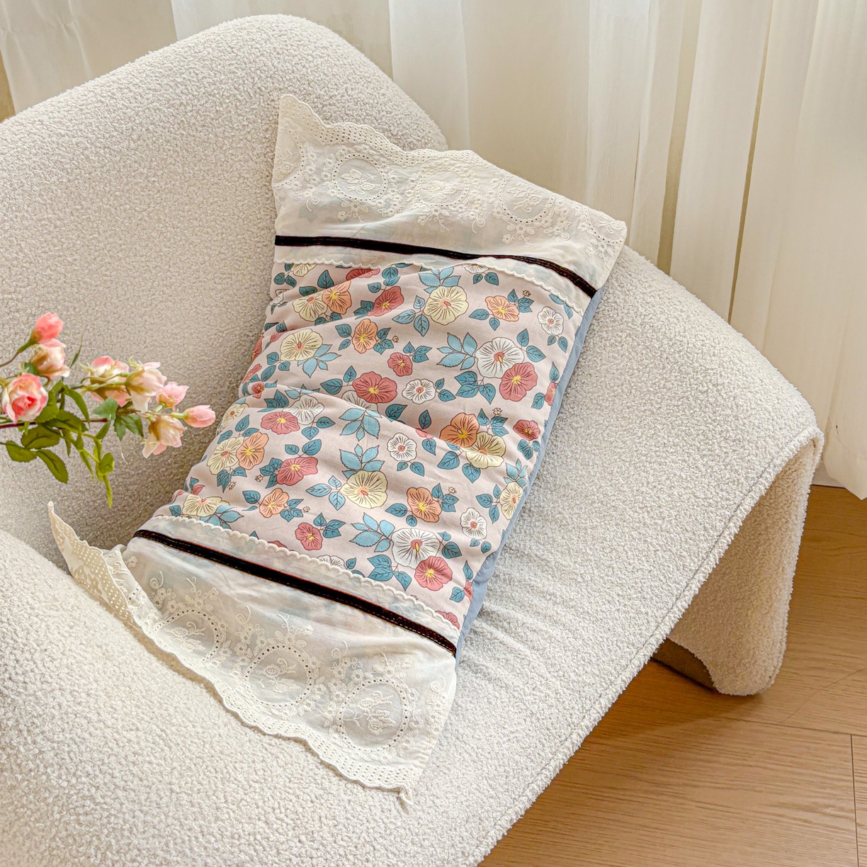 91家纺网 家纺一手货源 找家纺 （总）梦莱家纺 2025新款全荞麦壳枕芯巴赛罗那枕芯加全棉枕套可拆洗枕头