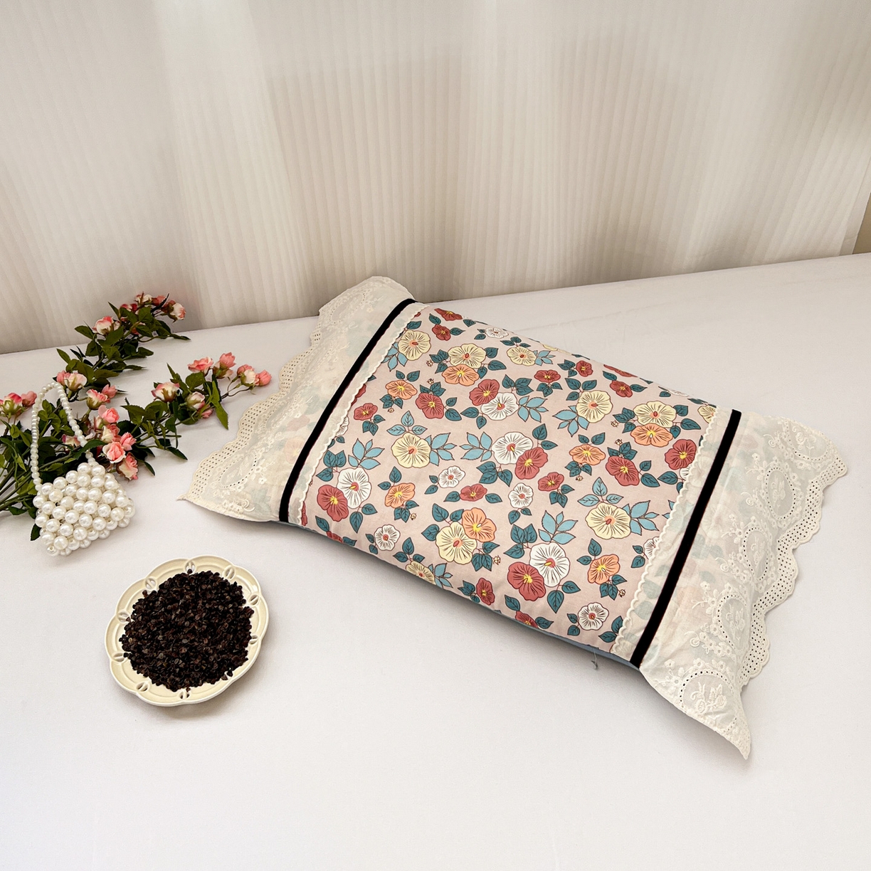 （总）梦莱家纺 2025新款全荞麦壳枕芯巴赛罗那枕芯加全棉枕套可拆洗枕头