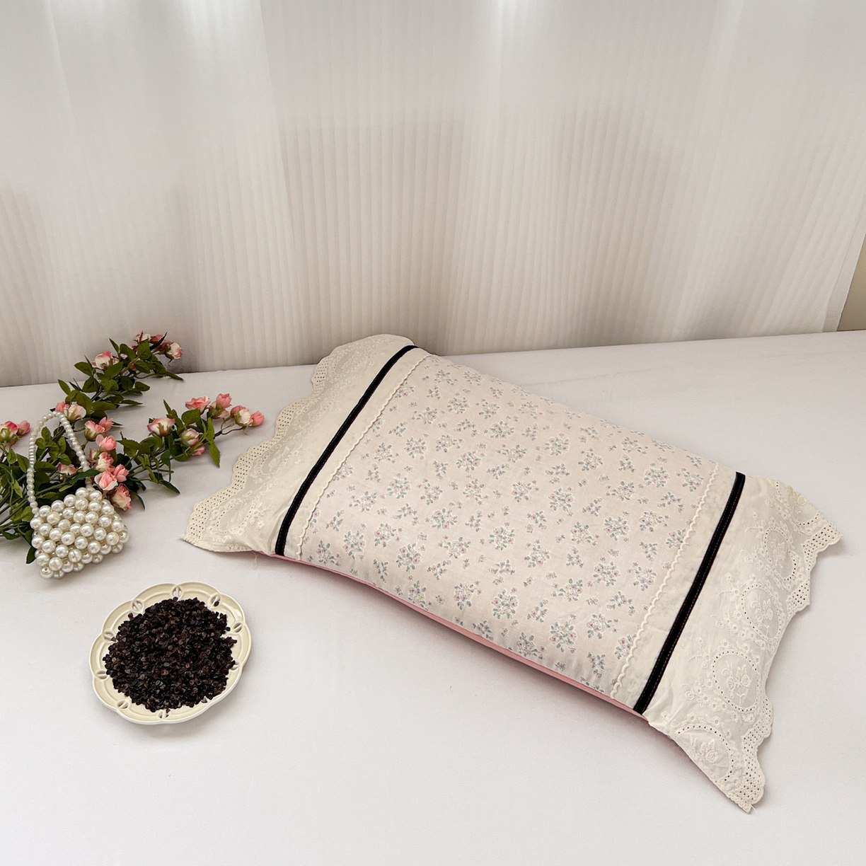 91家纺网 家纺一手货源 找家纺 （总）梦莱家纺 2025新款全荞麦壳枕芯巴赛罗那枕芯加全棉枕套可拆洗枕头