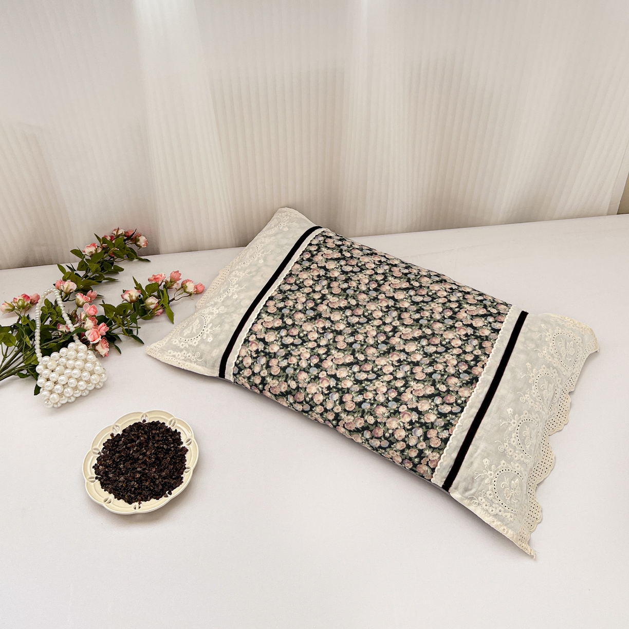 91家纺网 家纺一手货源 找家纺 （总）梦莱家纺 2025新款全荞麦壳枕芯巴赛罗那枕芯加全棉枕套可拆洗枕头