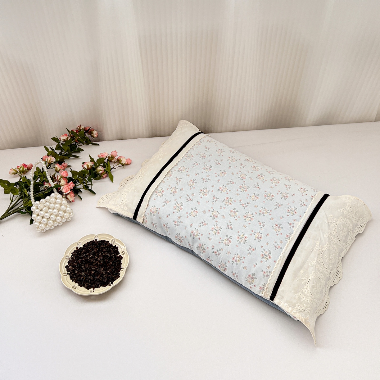 91家纺网 家纺一手货源 找家纺 （总）梦莱家纺 2025新款全荞麦壳枕芯巴赛罗那枕芯加全棉枕套可拆洗枕头