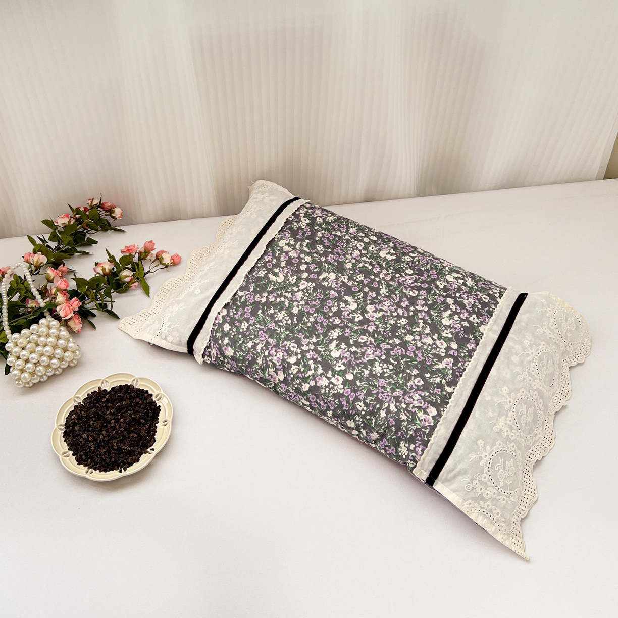 91家纺网 家纺一手货源 找家纺 （总）梦莱家纺 2025新款全荞麦壳枕芯巴赛罗那枕芯加全棉枕套可拆洗枕头