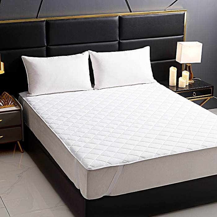 91家纺网 家纺一手货源 找家纺 （总）澜昕  酒店民宿防水隔污床垫薄款床护垫可折叠 一件定制