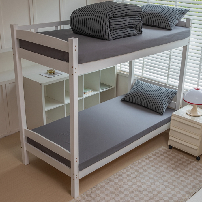 91家纺网 家纺一手货源 找家纺 （总）柠萌家居 2025新款无印良品风色织水洗棉A类学生宿舍三件套