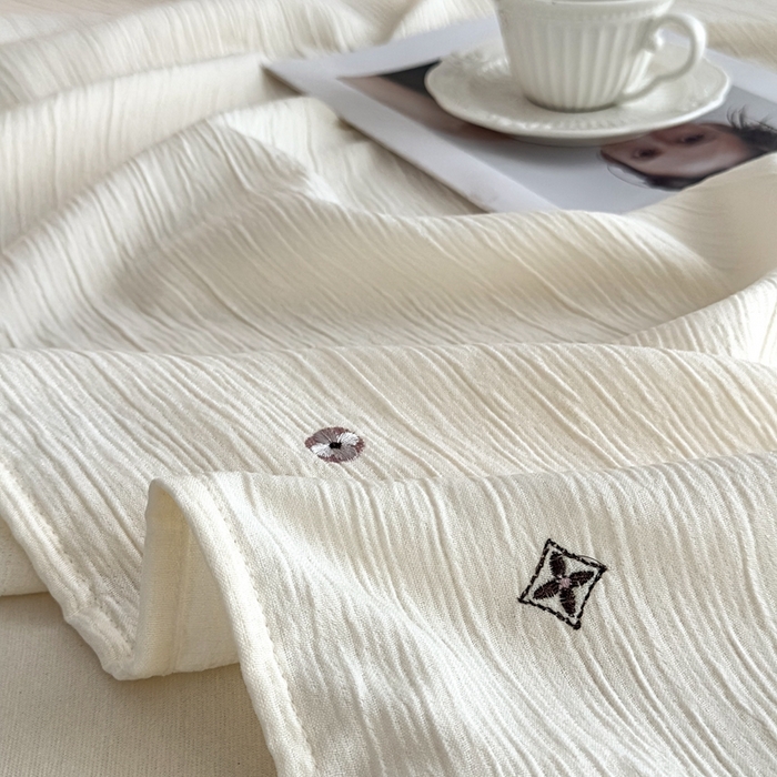 91家纺网 家纺一手货源 找家纺 （总）乐嘉盈 2025新款双层纱布毯