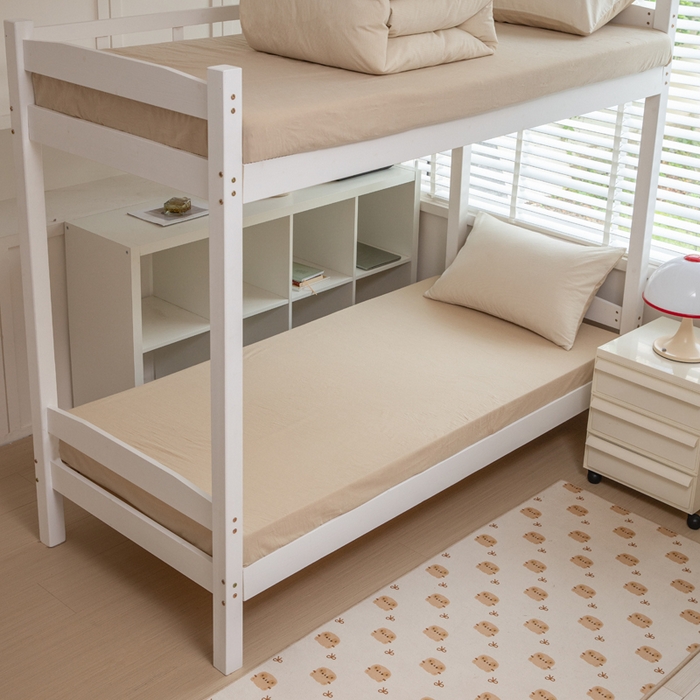 91家纺网 家纺一手货源 找家纺 柠萌家居 2025新款无印良品风色织水洗棉A类学生宿舍三件套 米密条