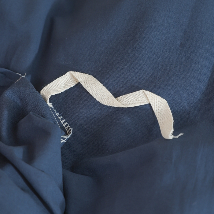 91家纺网 家纺一手货源 找家纺 柠萌家居 2025新款无印良品风色织水洗棉A类学生宿舍三件套 宝石蓝