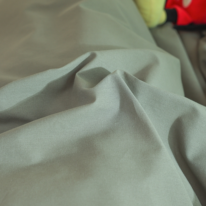 91家纺网 家纺一手货源 找家纺 柠萌家居 2025新款无印良品风色织水洗棉A类学生宿舍三件套 军绿色