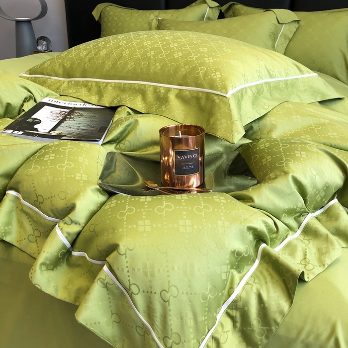 91家纺网 家纺一手货源 找家纺 （总）馨蕊家居 2025春夏新品LF兰精天丝棉四件套-梵克