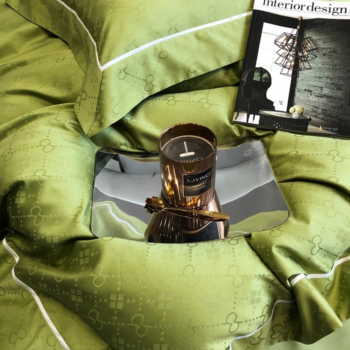 91家纺网 家纺一手货源 找家纺 （总）馨蕊家居 2025春夏新品LF兰精天丝棉四件套-梵克