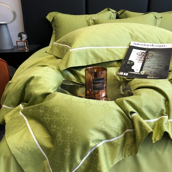 91家纺网 家纺一手货源 找家纺 （总）馨蕊家居 2025春夏新品LF兰精天丝棉四件套-梵克