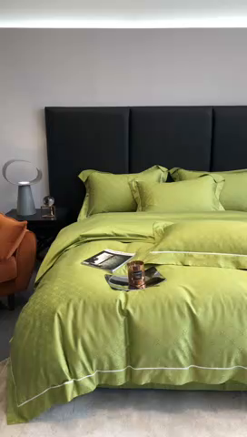 91家纺网 家纺一手货源 找家纺 （总）馨蕊家居 2025春夏新品LF兰精天丝棉四件套-梵克