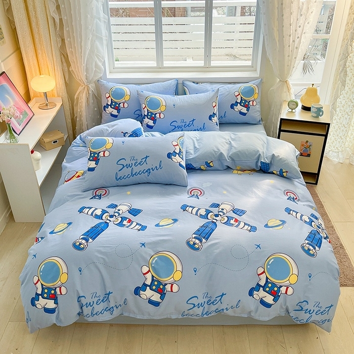 91家纺网 家纺一手货源 找家纺 （总）金鑫汇家纺 2025新款13070全棉好卖花型套件系列-四件套