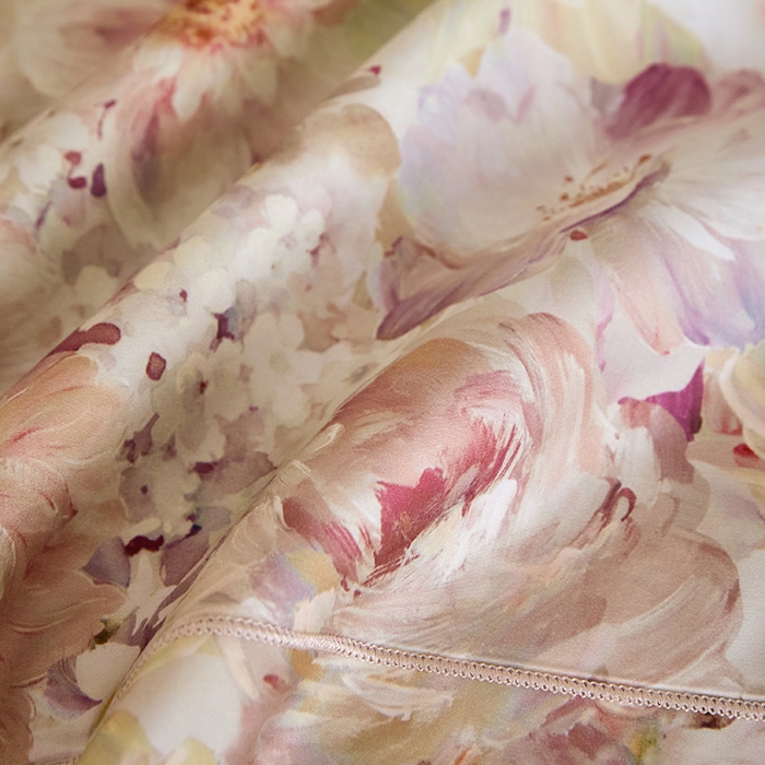 91家纺网 家纺一手货源 找家纺 禾时 2025新款A类100S长绒棉全棉数码印花单枕套 林间暖阳