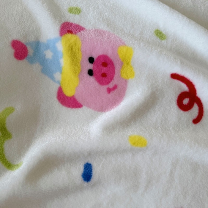 91家纺网 家纺一手货源 找家纺 顾里家纺 2025新款ins少女奶油系双面牛奶绒毯-第二组 动物派对