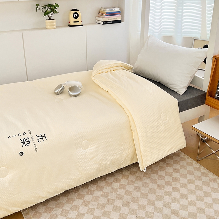 91家纺网 家纺一手货源 找家纺 （总）VIP被业 2025新款大豆学生宿舍子母被直播套件夏被被子被芯