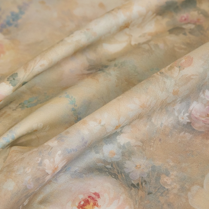 91家纺网 家纺一手货源 找家纺 禾时 2025新款A类100S长绒棉全棉数码印花床笠三件套床套床罩床垫保护罩 茉莉芬芳