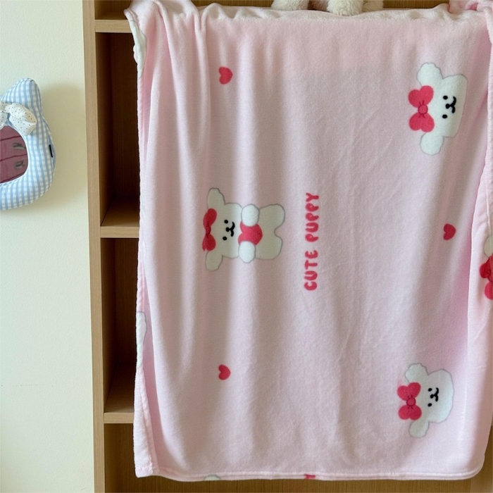 91家纺网 家纺一手货源 找家纺 （总）顾里家纺 2025新款ins少女奶油系双面牛奶绒毯-第二组