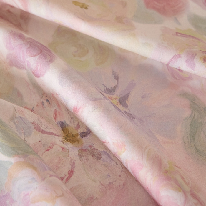 91家纺网 家纺一手货源 找家纺 禾时 2025新款A类100S长绒棉全棉数码印花床笠三件套床套床罩床垫保护罩 蔷薇私语