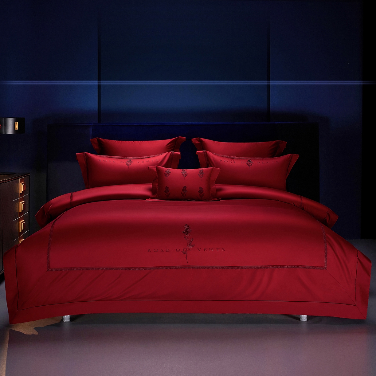 （总）缔缦 2025新款Wedding高端婚庆60支长绒棉四件套-浪漫喜事