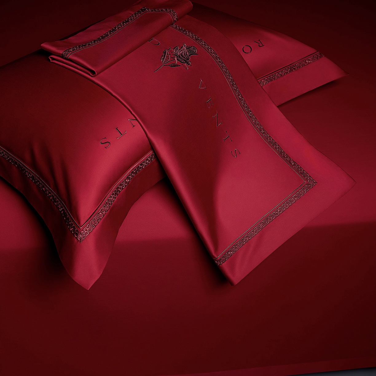 91家纺网 家纺一手货源 找家纺 （总）缔缦 2025新款Wedding高端婚庆60支长绒棉四件套-浪漫喜事