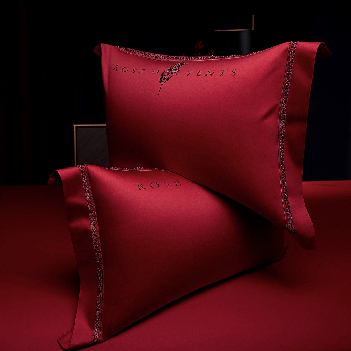 91家纺网 家纺一手货源 找家纺 （总）缔缦 2025新款Wedding高端婚庆60支长绒棉四件套-浪漫喜事