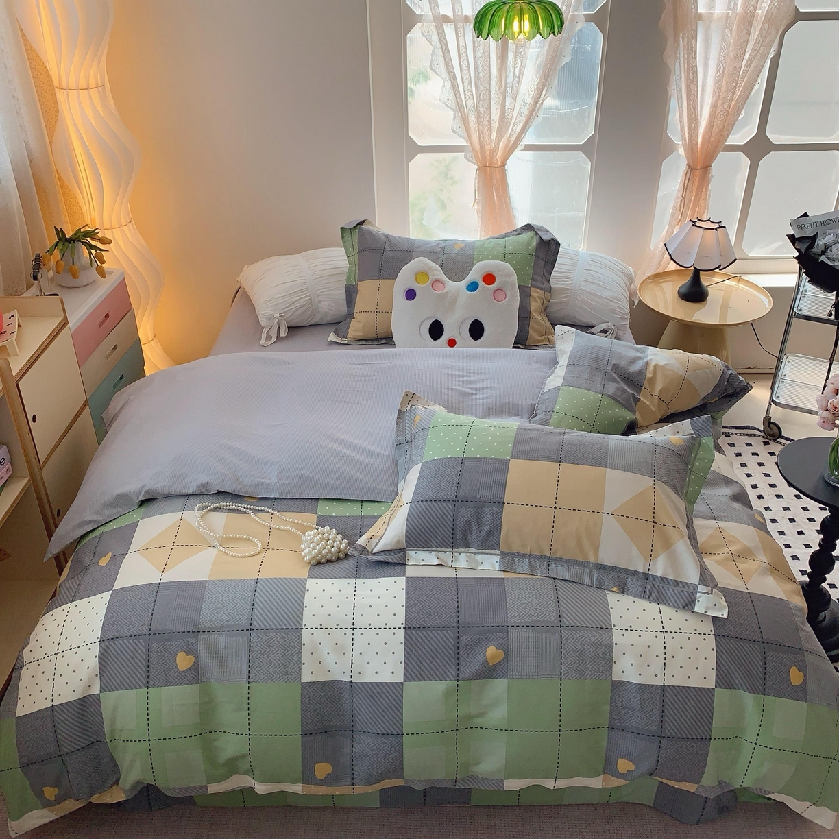 91家纺网 家纺一手货源 找家纺 （总）莱豫家纺 2025春夏新款亲肤舒适小清新印花全棉纯棉四件套-第二批