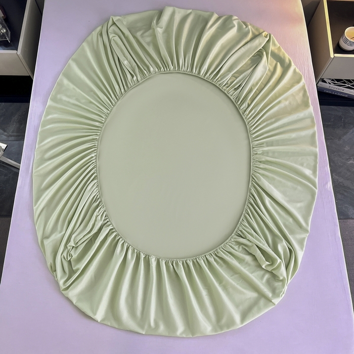 （总）赫然家纺 2026新款亲肤舒适活性印染纯色磨毛床笠系列-单床笠