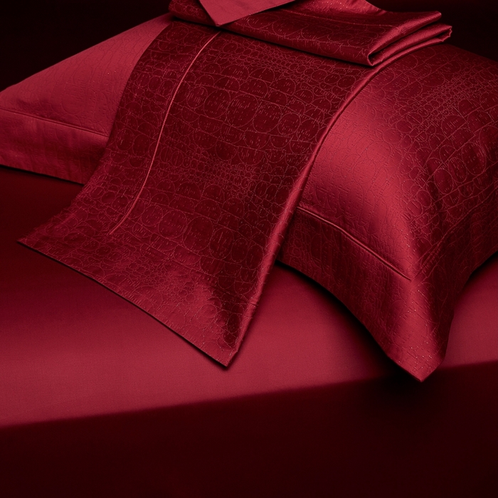 91家纺网 家纺一手货源 找家纺 （总）缔缦 2025新款Wedding高端婚庆60支长绒棉四件套-星辰大海