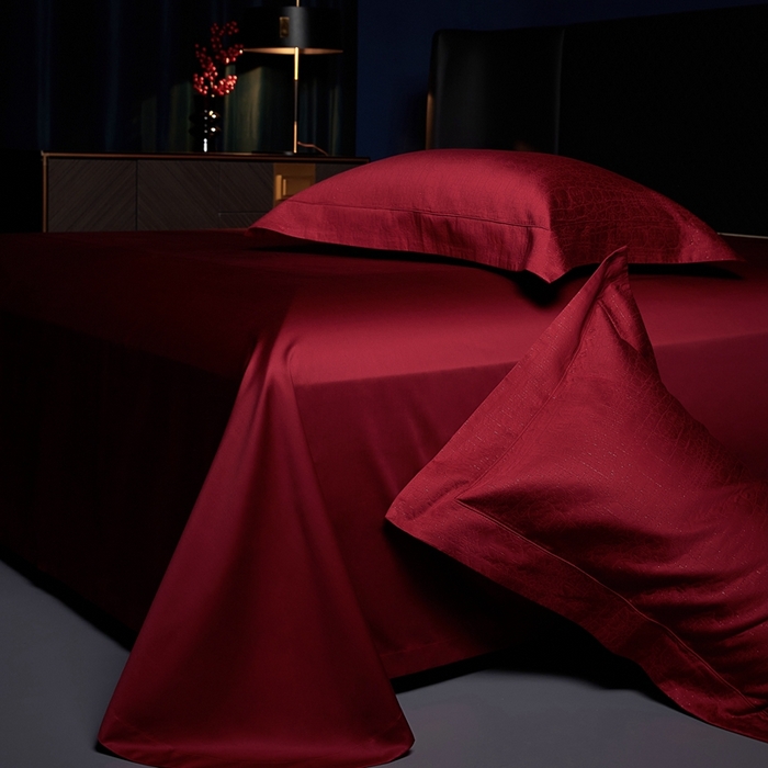 91家纺网 家纺一手货源 找家纺 （总）缔缦 2025新款Wedding高端婚庆60支长绒棉四件套-星辰大海