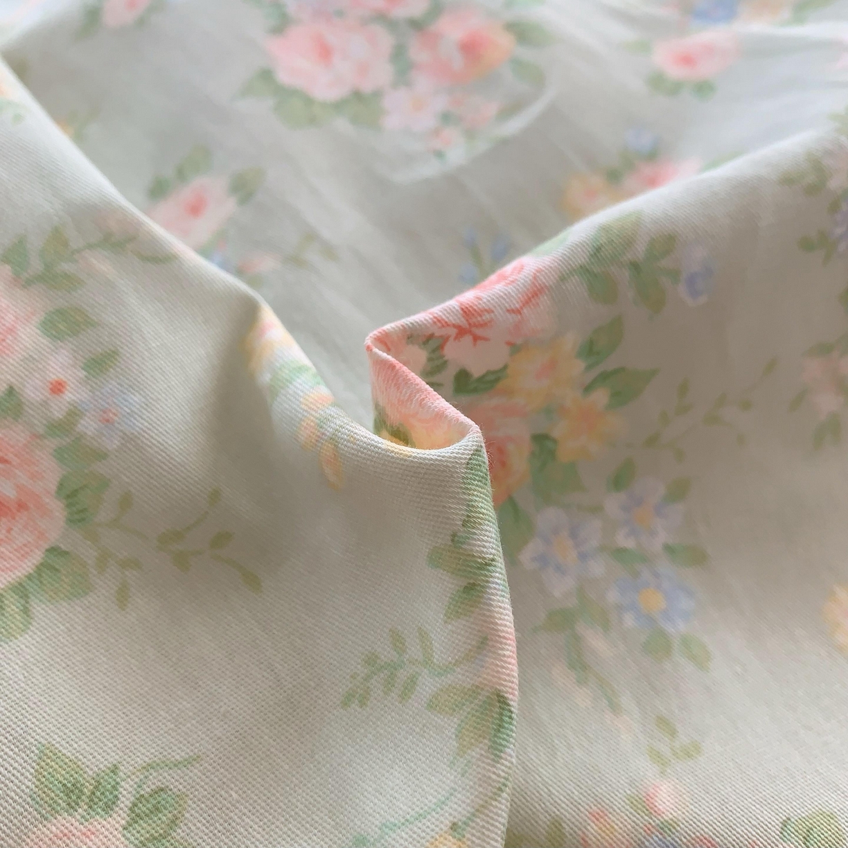 91家纺网 家纺一手货源 找家纺 莱豫家纺 2025春夏新款亲肤舒适小清新印花全棉纯棉四件套-第二批 茉莉花语