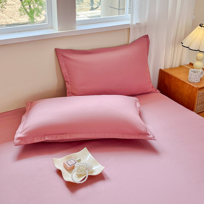 91家纺网 家纺一手货源 找家纺 恬澳家纺 2025新款外贸跨境电商亚马逊速卖通亲肤磨毛床裙欧美尺寸多多跨境平台TEMU希音虾皮 简系列-豆沙