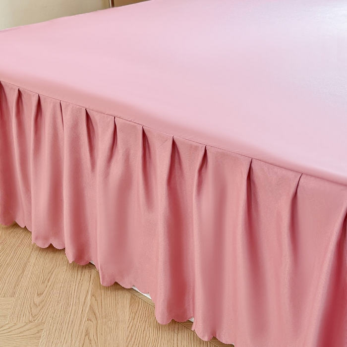 91家纺网 家纺一手货源 找家纺 恬澳家纺 2025新款外贸跨境电商亚马逊速卖通亲肤磨毛床裙欧美尺寸多多跨境平台TEMU希音虾皮 简系列-豆沙