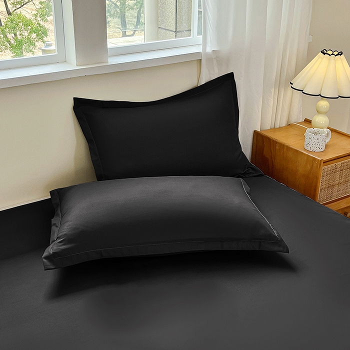 91家纺网 家纺一手货源 找家纺 恬澳家纺 2025新款外贸跨境电商亚马逊速卖通亲肤磨毛床裙欧美尺寸多多跨境平台TEMU希音虾皮 简系列-黑