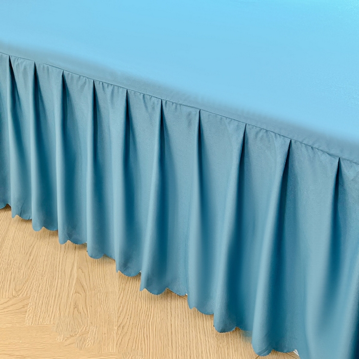 91家纺网 家纺一手货源 找家纺 恬澳家纺 2025新款外贸跨境电商亚马逊速卖通亲肤磨毛床裙欧美尺寸多多跨境平台TEMU希音虾皮 简系列-蓝