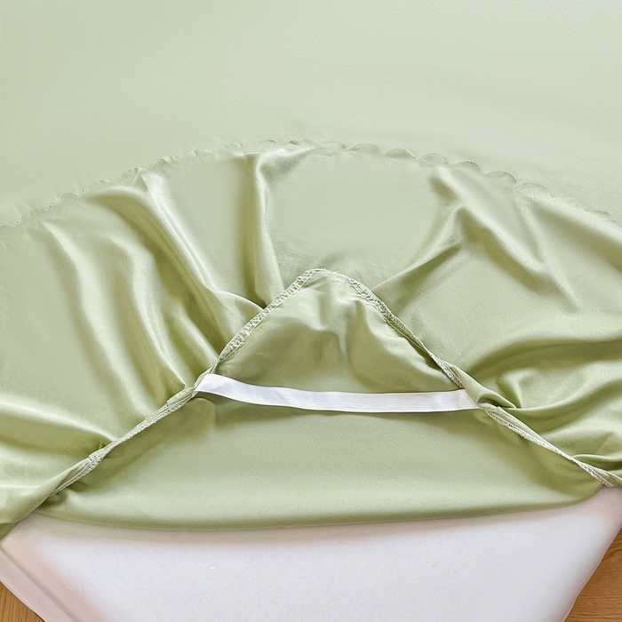 91家纺网 家纺一手货源 找家纺 恬澳家纺 2025新款外贸跨境电商亚马逊速卖通亲肤磨毛床裙欧美尺寸多多跨境平台TEMU希音虾皮 简系列-绿