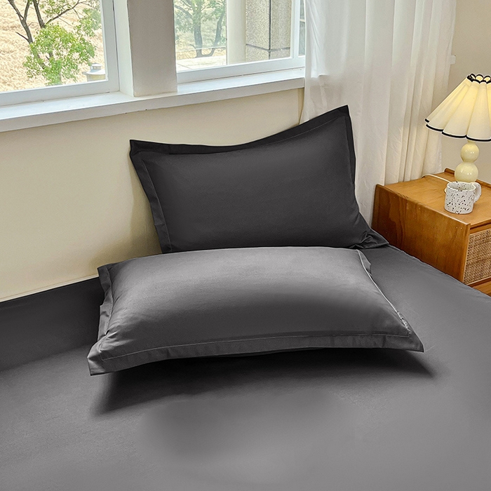 91家纺网 家纺一手货源 找家纺 恬澳家纺 2025新款外贸跨境电商亚马逊速卖通亲肤磨毛床裙欧美尺寸多多跨境平台TEMU希音虾皮 简系列-深灰