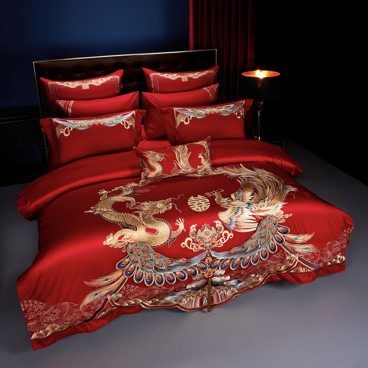 91家纺网 家纺一手货源 找家纺 （总）缔缦 2025新款Wedding高端婚庆长绒棉系列-东方喜韵