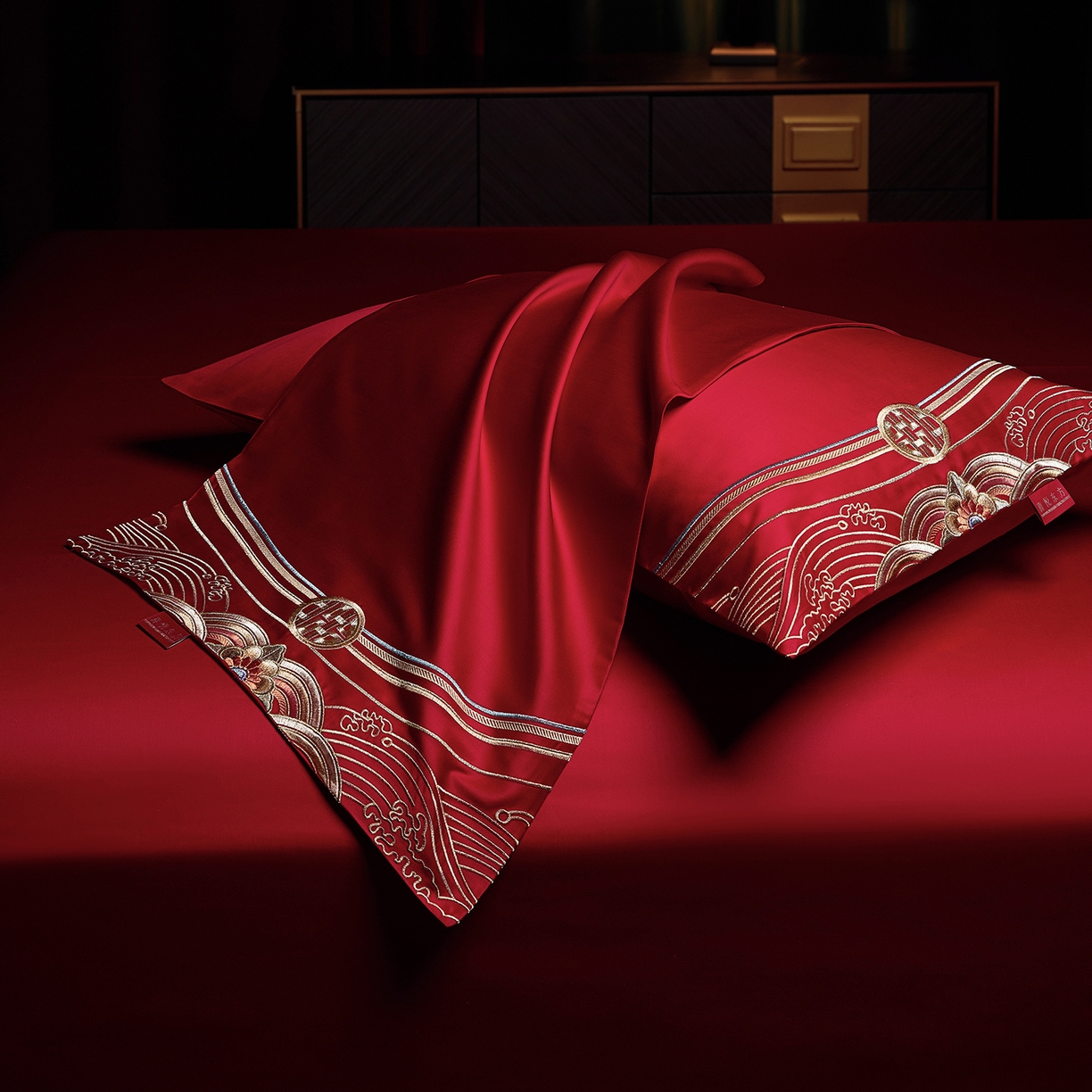 91家纺网 家纺一手货源 找家纺 （总）缔缦 2025新款Wedding高端婚庆长绒棉系列-东方喜韵