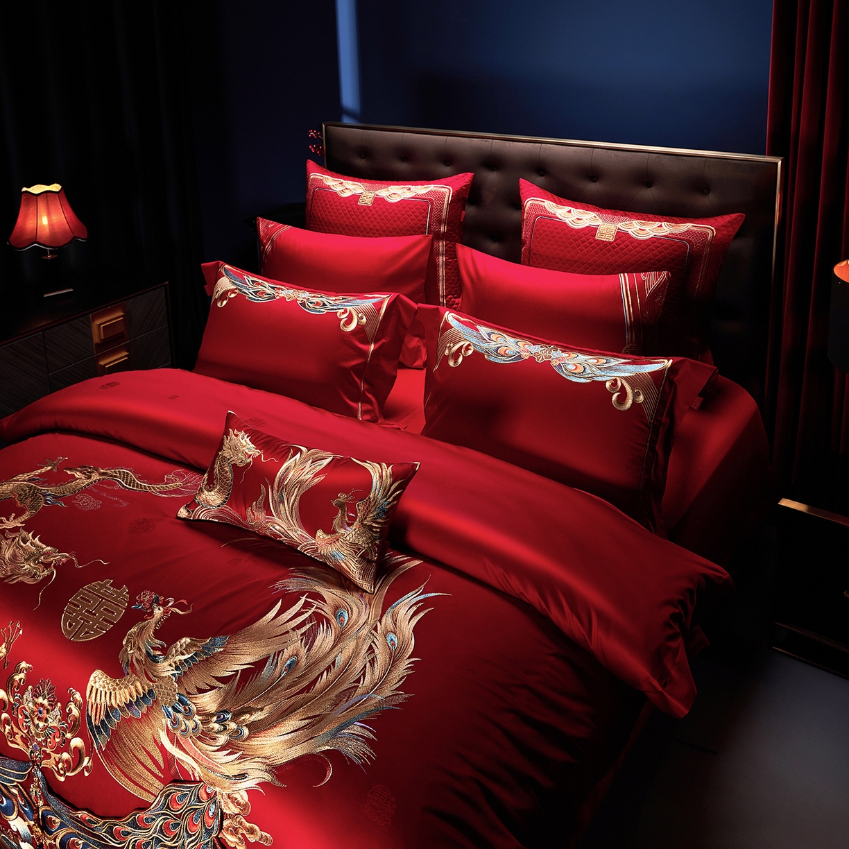 91家纺网 家纺一手货源 找家纺 （总）缔缦 2025新款Wedding高端婚庆长绒棉系列-东方喜韵