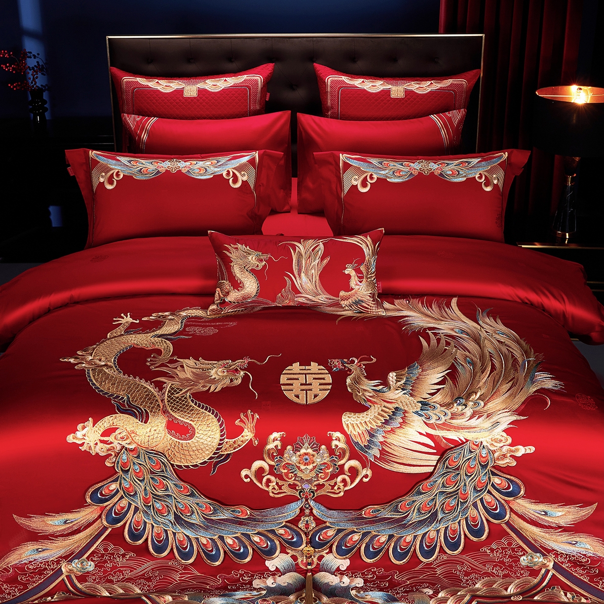 91家纺网 家纺一手货源 找家纺 （总）缔缦 2025新款Wedding高端婚庆长绒棉系列-东方喜韵