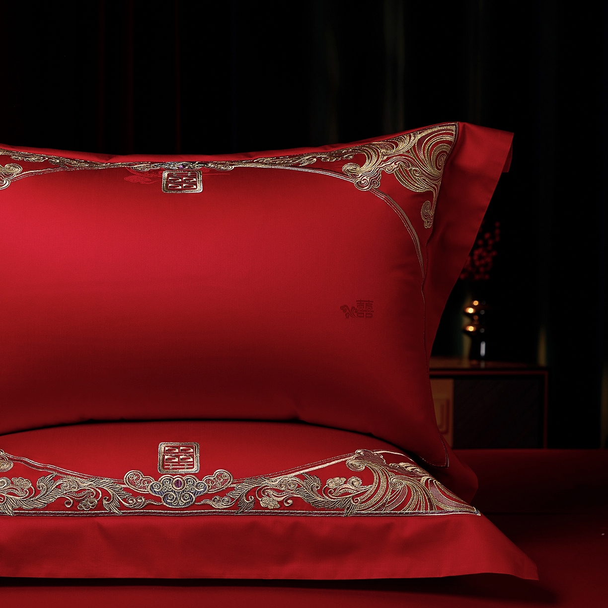 91家纺网 家纺一手货源 找家纺 （总）缔缦 2025新款Wedding高端婚庆长绒棉系列-凤凰传奇