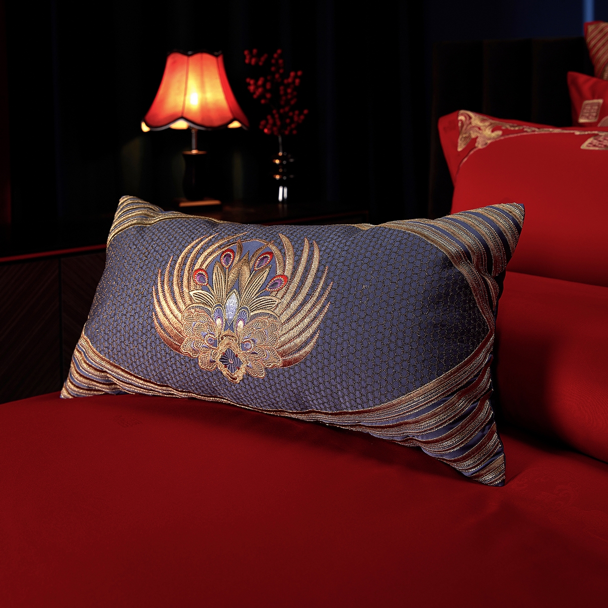 91家纺网 家纺一手货源 找家纺 （总）缔缦 2025新款Wedding高端婚庆长绒棉系列-凤凰传奇