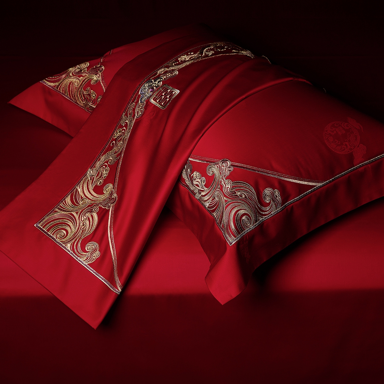 91家纺网 家纺一手货源 找家纺 （总）缔缦 2025新款Wedding高端婚庆长绒棉系列-凤凰传奇