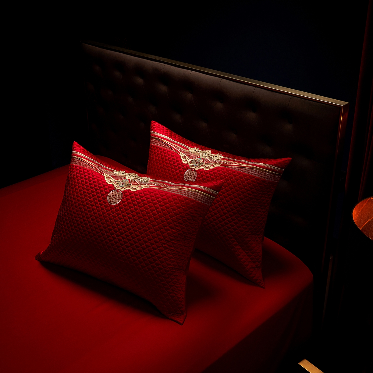 91家纺网 家纺一手货源 找家纺 （总）缔缦 2025新款Wedding高端婚庆长绒棉系列-龙凤瑞彩