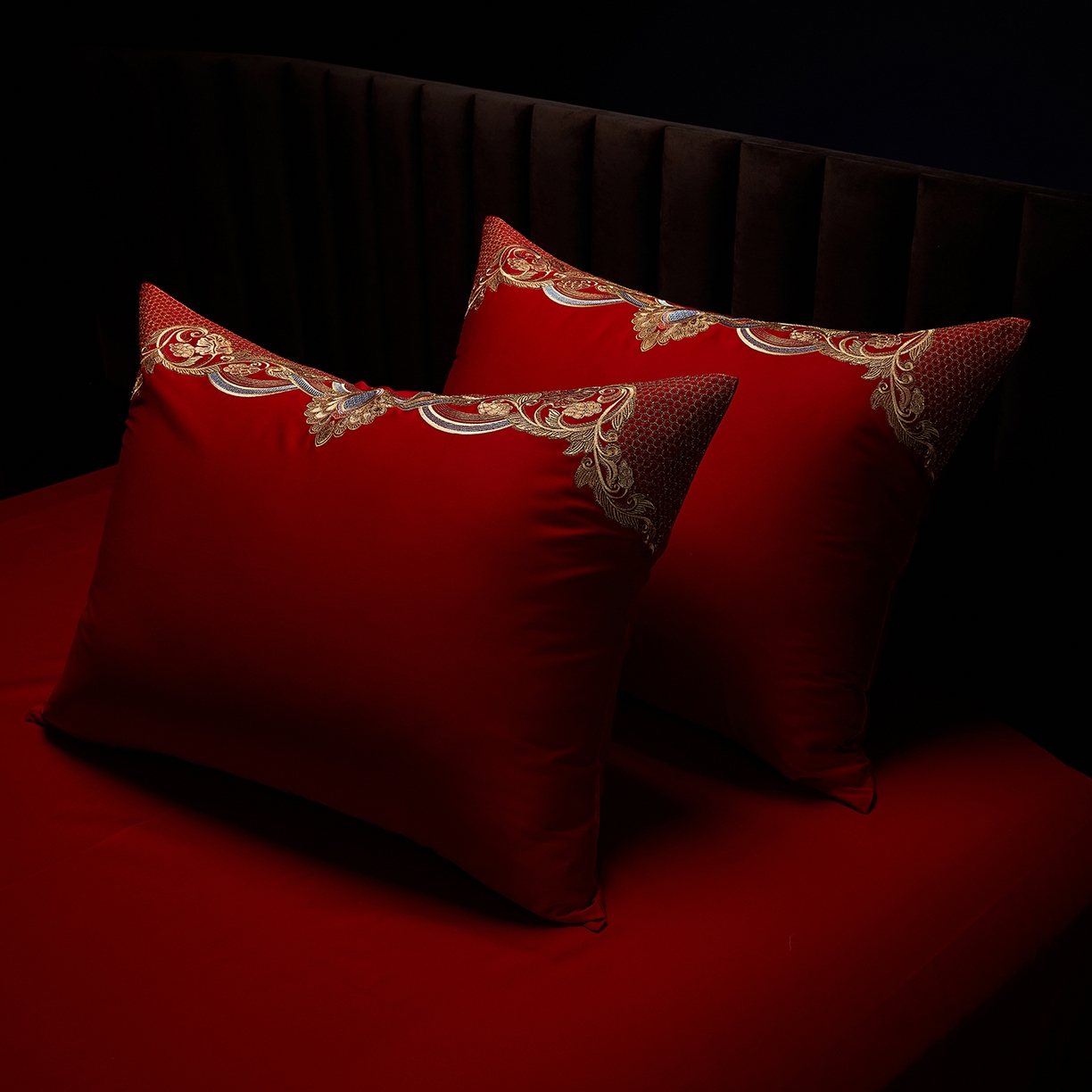 91家纺网 家纺一手货源 找家纺 （总）缔缦 2025新款Wedding高端婚庆长绒棉系列-龙腾凤翔