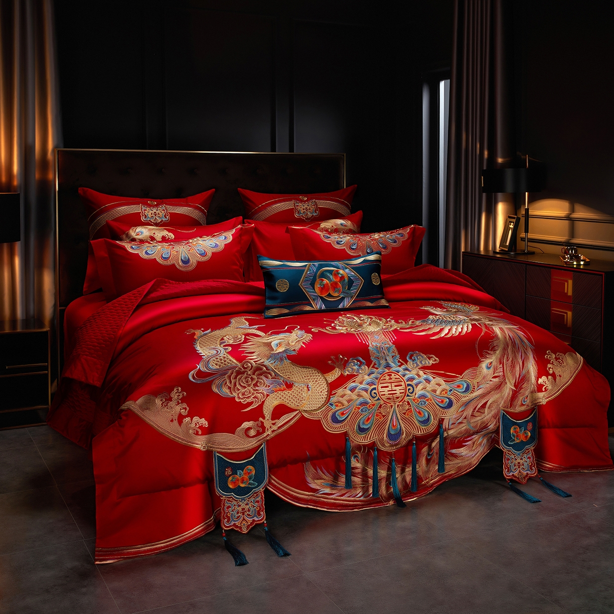 91家纺网 家纺一手货源 找家纺 （总）缔缦 2025新款Wedding高端婚庆长绒棉系列-倾城之恋