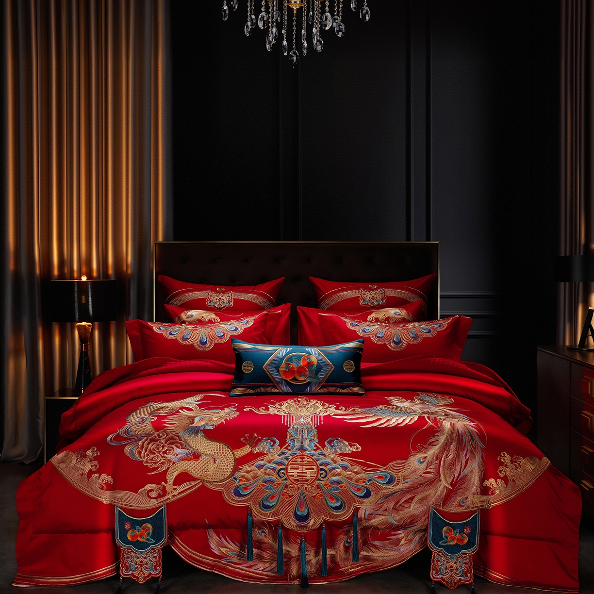 91家纺网 家纺一手货源 找家纺 （总）缔缦 2025新款Wedding高端婚庆长绒棉系列-倾城之恋