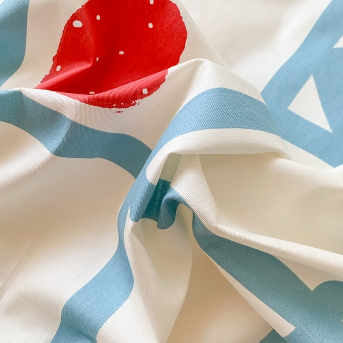 91家纺网 家纺一手货源 找家纺 玉元坊 2025春夏新款公主风全棉纯棉花边被套床单四件套 心心格