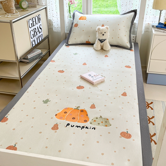 91家纺网 家纺一手货源 找家纺 （总）雅居纺2025新款A类加厚三明治底绣花冰藤席 